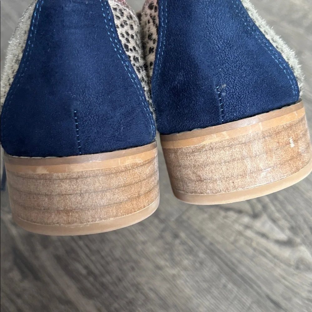 VANESSA WU 10.5/11 Anthropologie Leopard Oxfords Suede Leather 41